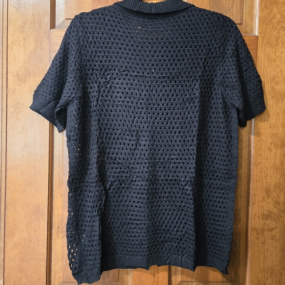 Short sleeve  button front cardigan - Picture 3 of 4